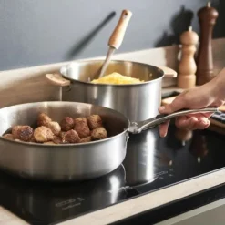 Sauteuses*DE BUYER Sauteuse Droite Inox Amovible Ø 28 cm Alchimy Loqy