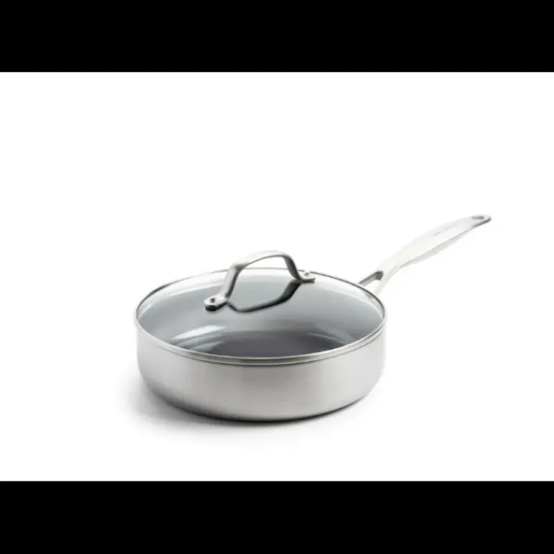 Sauteuses*GREENPAN Sauteuse en Céramique Ø 24 cm + Couvercle, collection GENEVA ™