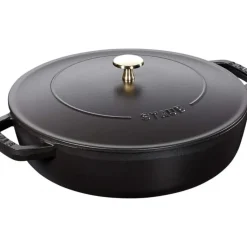 Sauteuses*STAUB Sauteuse en Fonte Chistera 28 cm Noir