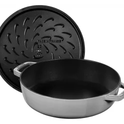 Sauteuses*STAUB Sauteuse en Fonte Chistera 28 cm Gris Graphite
