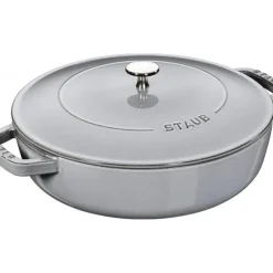 Sauteuses*STAUB Sauteuse en Fonte Chistera 24 cm Gris Graphite