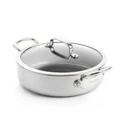 Sauteuses*GREENPAN Sauteuse Inox Ø 26 cm avec Couvercle PREMIERE