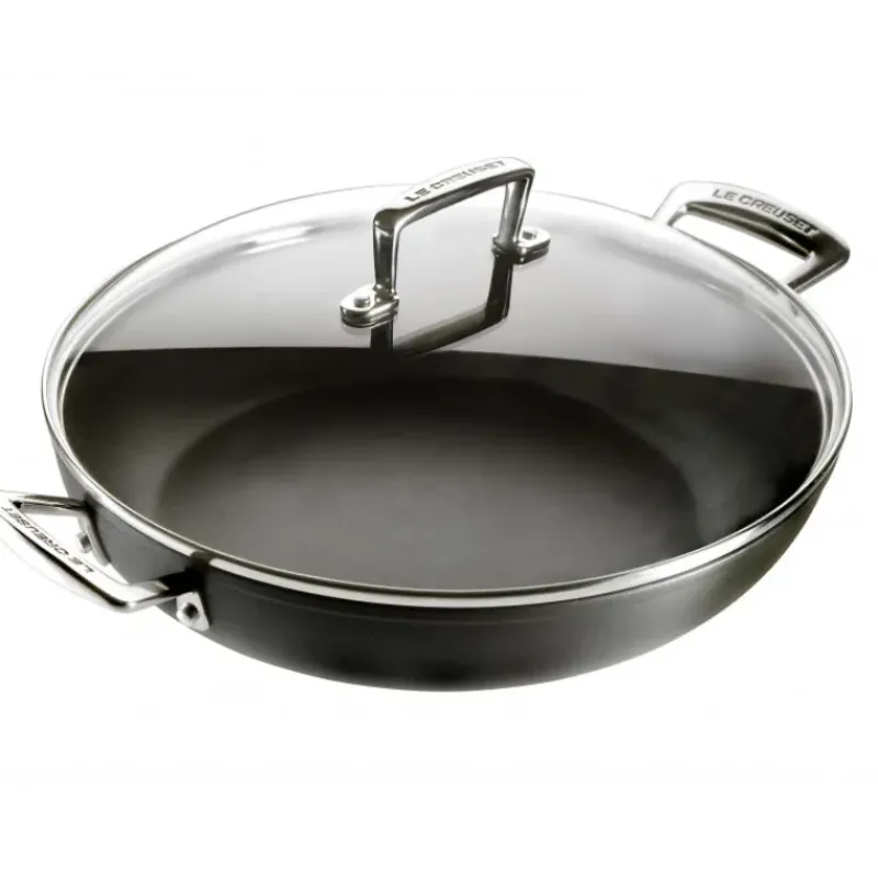 Sauteuses*LE CREUSET Sauteuse Provençale 30 cm Anti-Adhérente avec couvercle Les Forgées