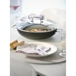 Sauteuses*LE CREUSET Sauteuse Provençale 30 cm Anti-Adhérente avec couvercle Les Forgées