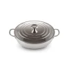 Sauteuses*LE CREUSET Sauteuse Provençale Inox Signature 30 cm et couvercle