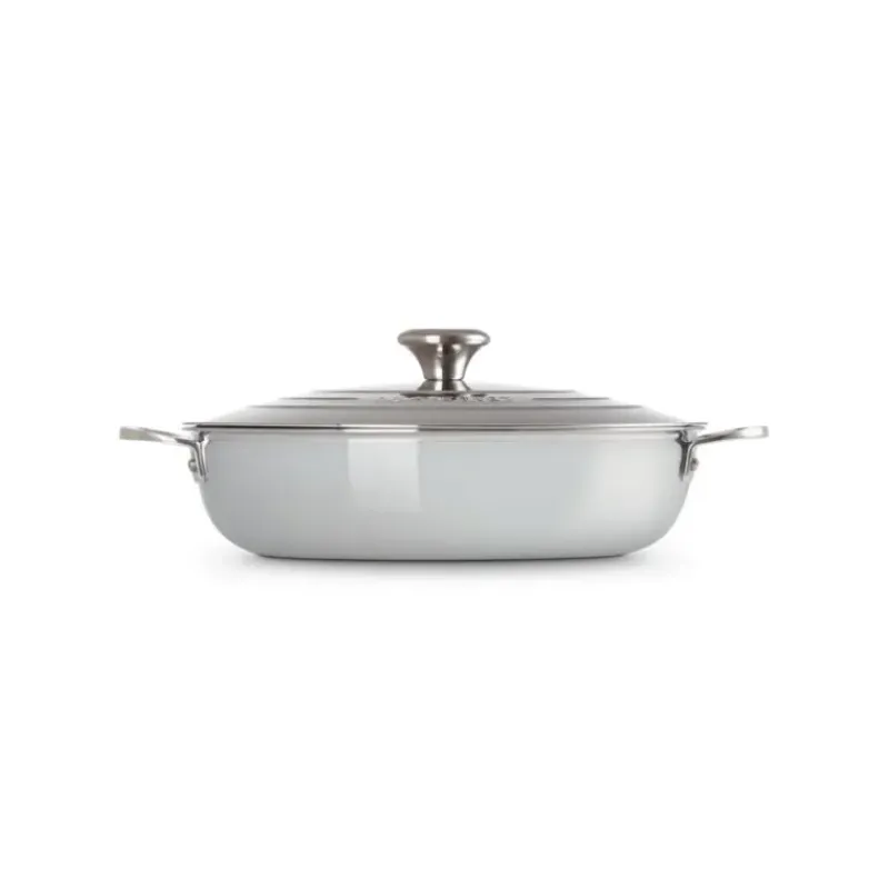 Sauteuses*LE CREUSET Sauteuse Provençale Inox Signature 30 cm et couvercle