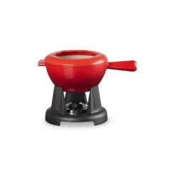 Appareil À Raclette, Appareil À Fondue*LE CREUSET Service à fondue manche fonte Cerise (rouge)