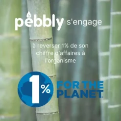 Sac En Tissu|Conservation*PEBBLY Set Boîte à Pain Métal et Bambou 4 Pièces