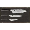 Couteau D'office|Couteau Santoku*KAI Set Couteau d'Office, Couteau Universel et Couteau Santoku Shun Classic Damas