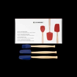 Spatules|Maryses Et Cuillères*LE CREUSET Set de 3 Spatules Silicone Azur