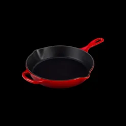 Grills|Poêles*LE CREUSET Skillet Rond Profond 26cm en Fonte Cerise