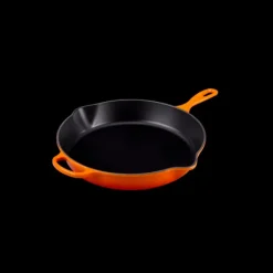 Grills|Poêles*LE CREUSET Skillet Rond Profond 26cm en Fonte Volcanique