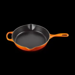 Grills|Poêles*LE CREUSET Skillet Rond Profond 26cm en Fonte Volcanique