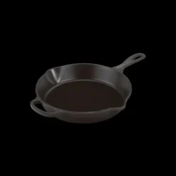 Grills|Poêles*LE CREUSET Skillet Rond Profond 26cm en Fonte Noir