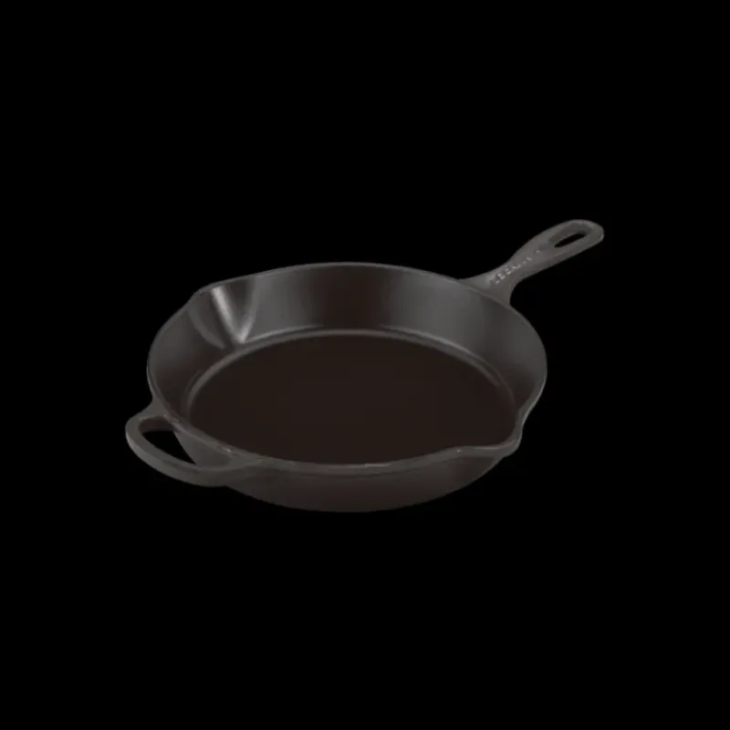 Grills|Poêles*LE CREUSET Skillet Rond Profond 26cm en Fonte Noir