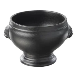 Servir, Présenter*REVOL Soupière Tête de Lion Noire 45 cl French Classique