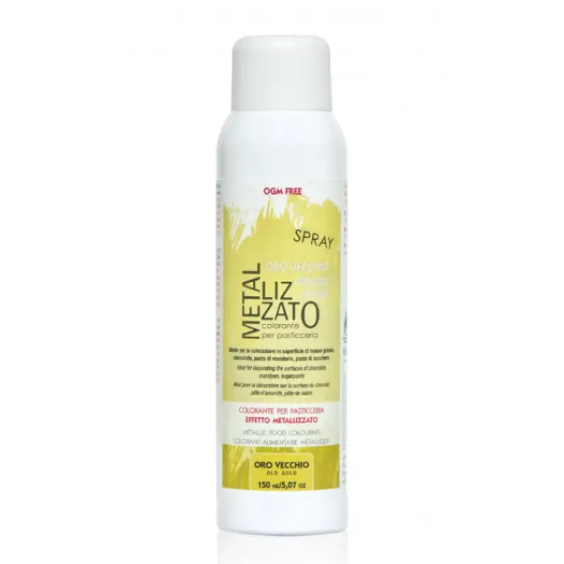 Colorants Alimentaires*CUISINEADDICT Spray Colorant Or Effet Métallisé 150 ml