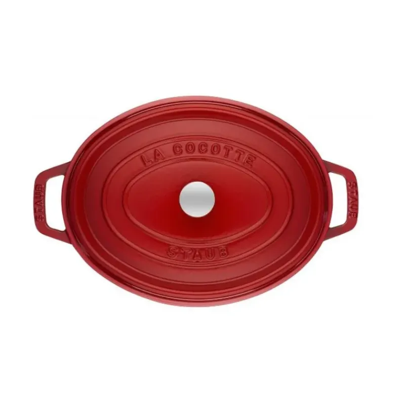 Cocotte En Fonte*STAUB Cocotte Fonte Ovale 23 cm Rouge Cerise 2,35 L