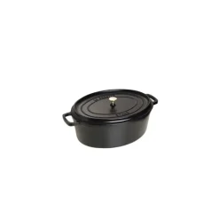 Cocotte En Fonte*STAUB Cocotte Fonte Ovale 31 cm Noir Mat 5,5 L