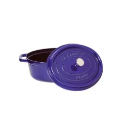 Cocotte En Fonte*STAUB Cocotte Fonte Ovale 29 cm Bleu Intense Majolique 4,2 L