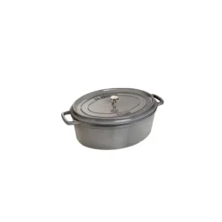 Cocotte En Fonte*STAUB Cocotte Fonte Ovale 37 cm Gris Graphite 8 L