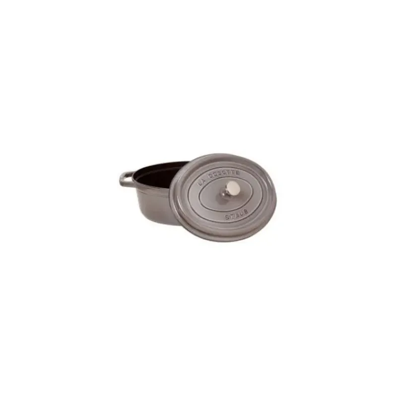 Cocotte En Fonte*STAUB Cocotte Fonte Ovale 27 cm Gris Graphite 3,2 L