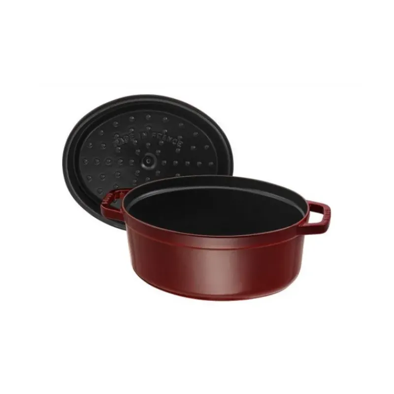 Cocotte En Fonte*STAUB Cocotte Fonte Ovale 33 cm Grenadine Majolique 6,7 L