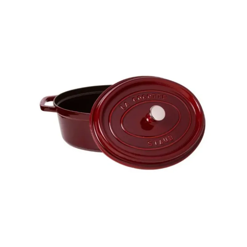 Cocotte En Fonte*STAUB Cocotte Fonte Ovale 31 cm Grenadine Majolique 5,5 L