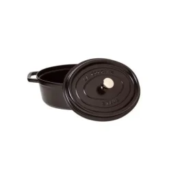 Cocotte En Fonte*STAUB Cocotte Fonte Ovale 33 cm Noir Mat 6,7 L