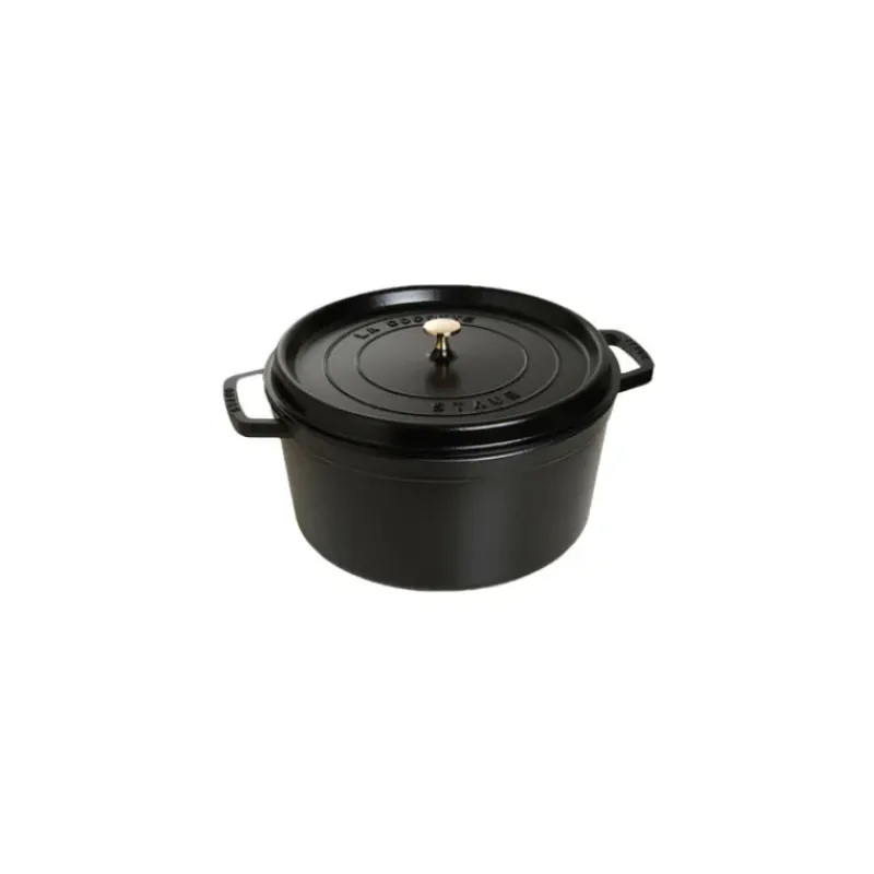 Cocotte En Fonte*STAUB Cocotte Fonte Ronde 34 cm Noir Mat 12,6 L