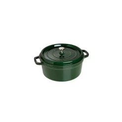 Cocotte En Fonte*STAUB Cocotte Fonte Ronde 26 cm Vert Basilic Majolique 5,2 L