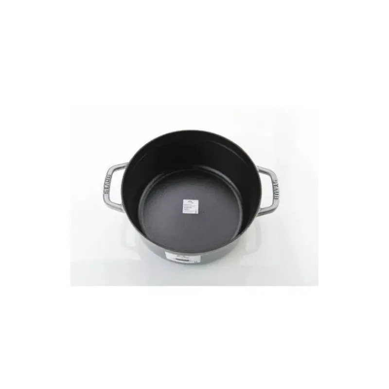 Cocotte En Fonte*STAUB Cocotte Fonte Ronde 22 cm Gris Graphite 2,6 L