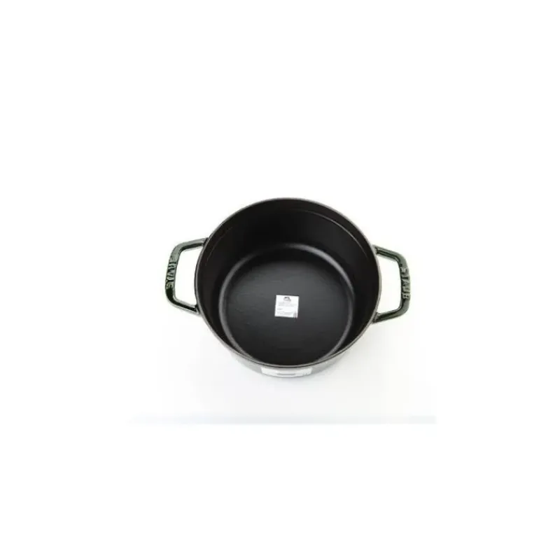 Cocotte En Fonte*STAUB Cocotte Fonte Ronde 24 cm Vert Basilic Majolique 3,8 L