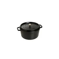 Cocotte En Fonte*STAUB Cocotte Fonte Ronde 22 cm Noir Mat 2,6 L