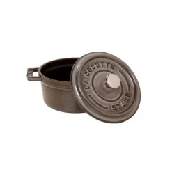 Cocotte En Fonte*STAUB Cocotte Fonte Ronde 24 cm Gris Graphite 3,8 L