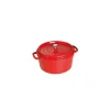 Cocotte En Fonte*STAUB Cocotte Fonte Ronde 22 cm Rouge Cerise 2,6 L