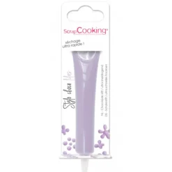 Nappages Et Glaçages|Décoration Comestible*SCRAPCOOKING Stylo Chocolat Lilas 25 g
