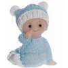 Décoration Gâteau*MALLARD FERRIERE Sujet bapteme Garçon Pyjama Bleu 7,5 cm