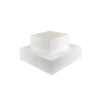Présentoirs Pour Gâteaux*FUNCAKES Support polystyrène carré H 7 cm - 10 x 10 cm