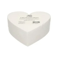Présentoirs Pour Gâteaux*FUNCAKES Support Polystyrène Cœur Ø 20 cm H 7 cm