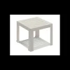 Mobilier Lounge|Salon De Jardin Professionnel*GROSFILLEX Table Basse en Résine 40 x 40 cm Blanche Miami