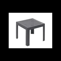 Mobilier Lounge|Salon De Jardin Professionnel*GROSFILLEX Table Basse en Résine 40 x 40 cm Anthracite Miami