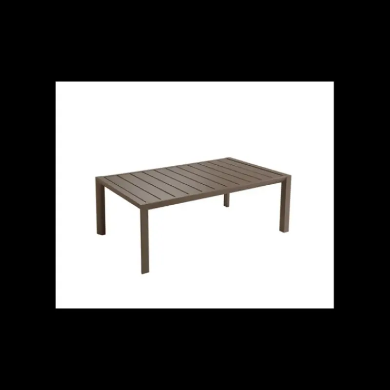 Mobilier Lounge|Salon De Jardin Professionnel*GROSFILLEX Table Basse Rectangulaire 100 x 60 cm Bronze Sunset