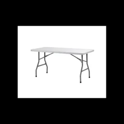 Mobilier Évènementiel*LYROSE Table Rectangulaire Blanche 8 Personnes Congrès