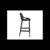 Mobilier Terrasse Restaurant*SIESTA Tabouret de Jardin Air Bar 75 Noir