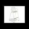 Mobilier Terrasse Restaurant*GROSFILLEX Tabouret en Acier avec Assise Résine Crème Absolute Ramatuelle 73’