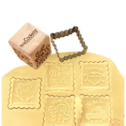 Emporte Pièce - Découpoir Pâtisserie*SCRAPCOOKING Tampon Biscuit Noël et Emporte-Pièce