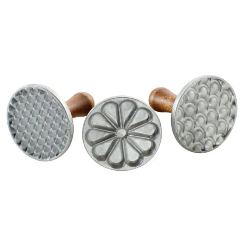 Emporte Pièce - Découpoir Pâtisserie*NORDIC WARE Tampons à Biscuits et Cookies Ronds Heirloom (x3)
