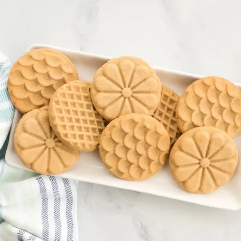 Emporte Pièce - Découpoir Pâtisserie*NORDIC WARE Tampons à Biscuits et Cookies Ronds Heirloom (x3)