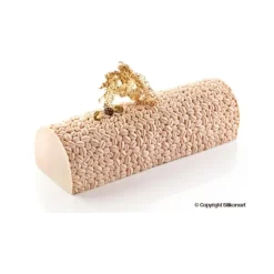 Moule Silicone*SILIKOMART Tapis Décor Bûche Grains de Café Silicone Professional